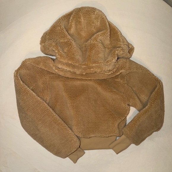 ALO Yoga Tan Teddy Jacket - Foxy Sherpa Jacket - Picture 5 of 7